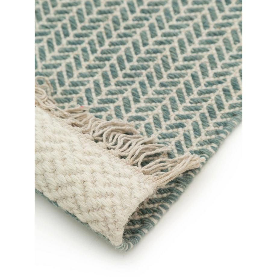 Benuta Tappeto di lana Kim Menta  