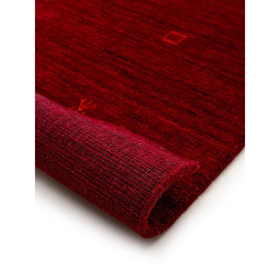 Benuta Tappeto di lana Jamal Rosso  