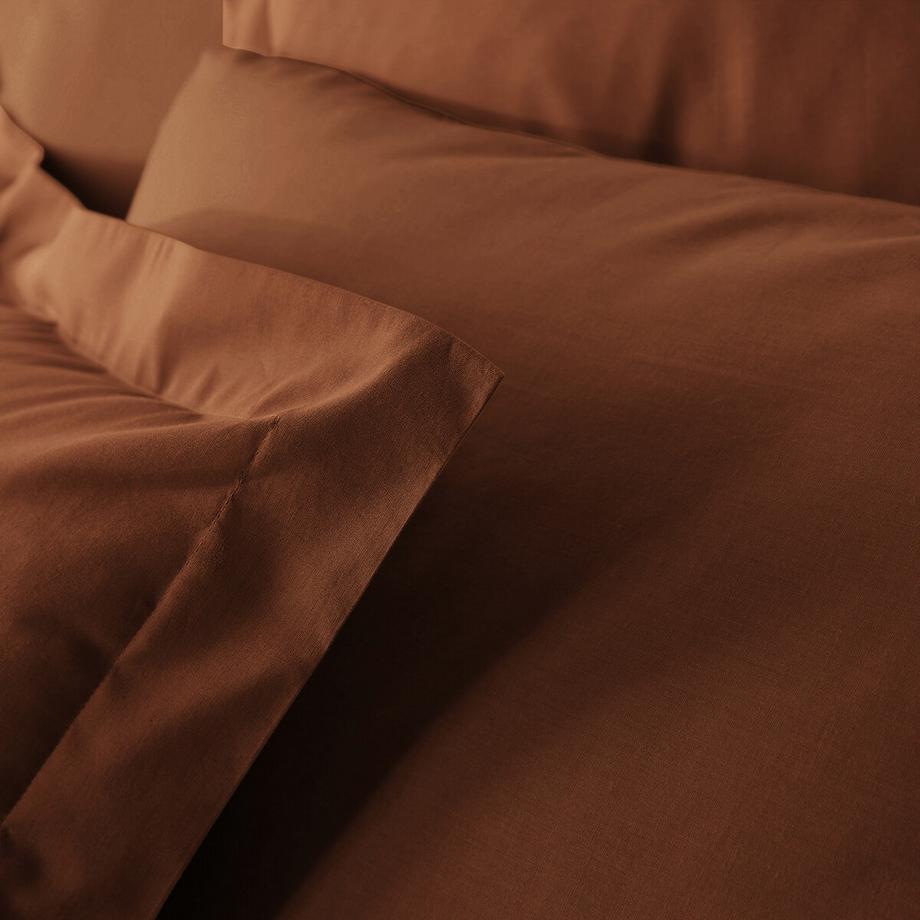 La Redoute Intérieurs Housse de couette unie en coton biologique Scenario  