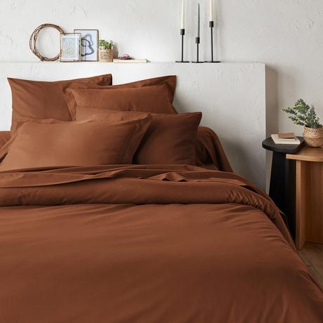 La Redoute Intérieurs Housse de couette unie en coton biologique Scenario  