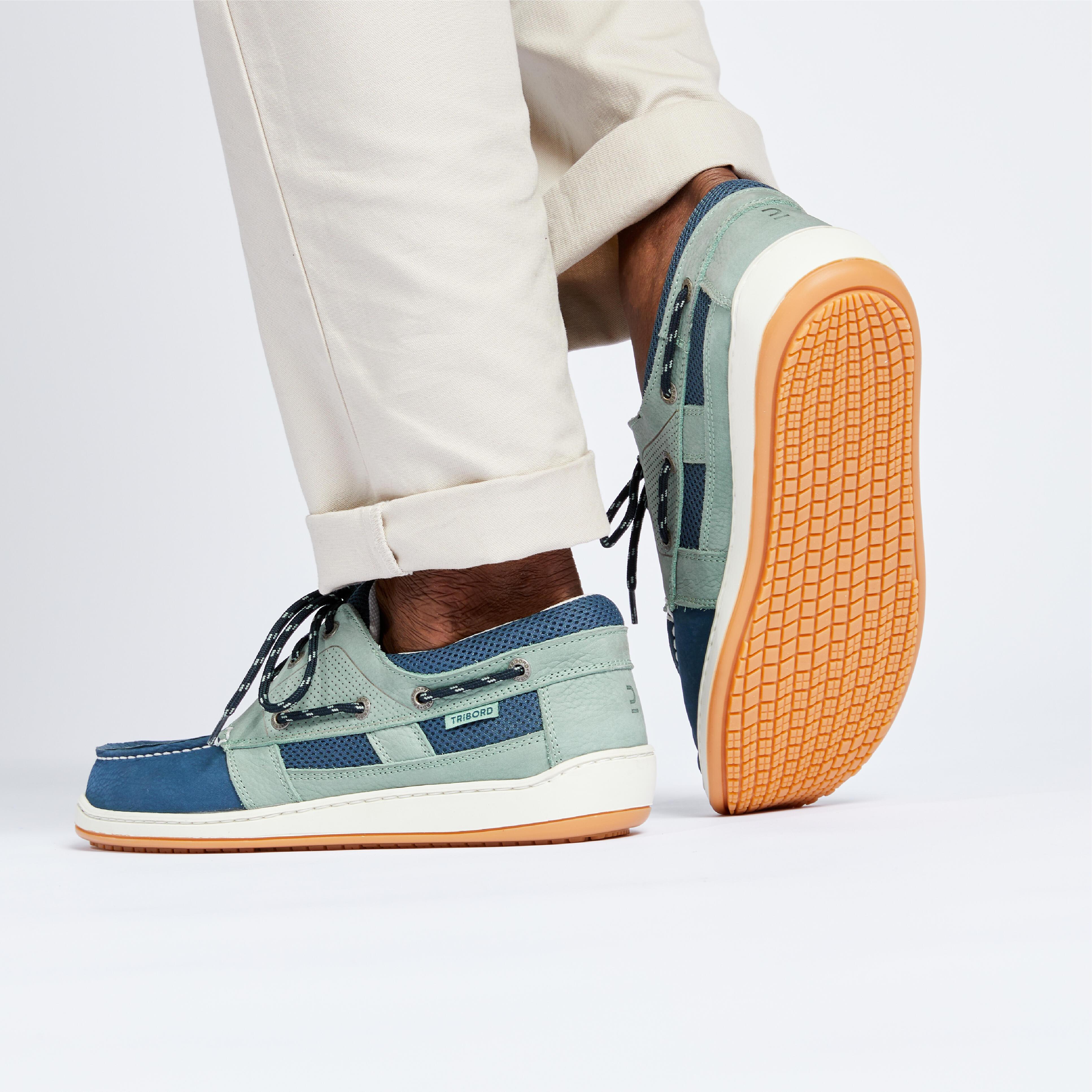 DECATHLON  Scarpe da barca uomo pelle 