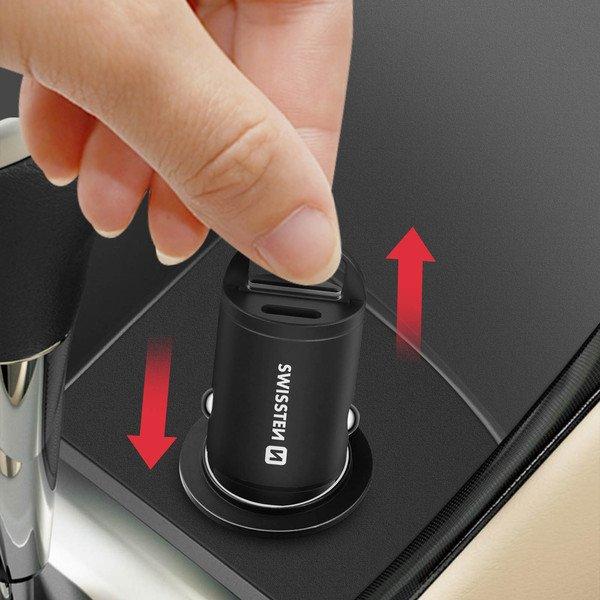 SWISSTEN  Chargeur Allume-cigare SuperCharge 