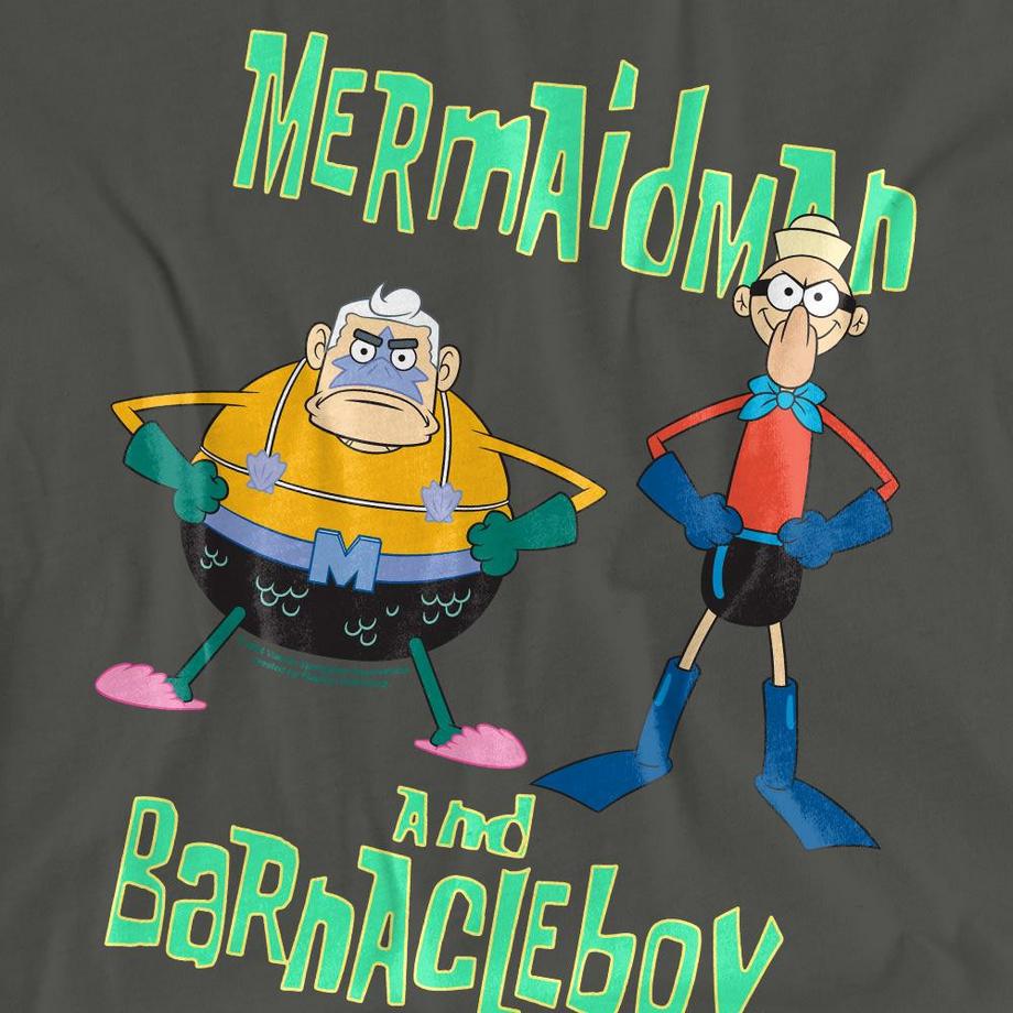 Nickelodeon T-Shirt grafico Mermaid Man e Barnacle Boy  