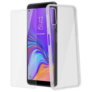 Avizar  Coque souple + Film verre Galaxy A7 2018 