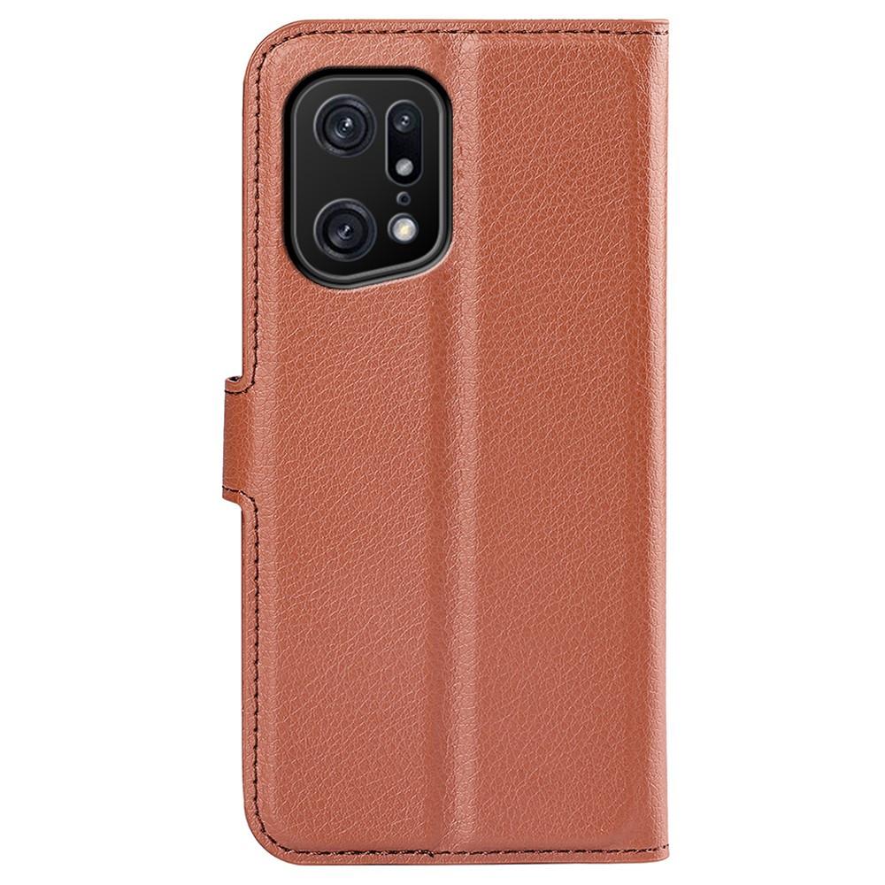 Cover-Discount  OPPO Find X5 Pro - Leder Etui Hülle 