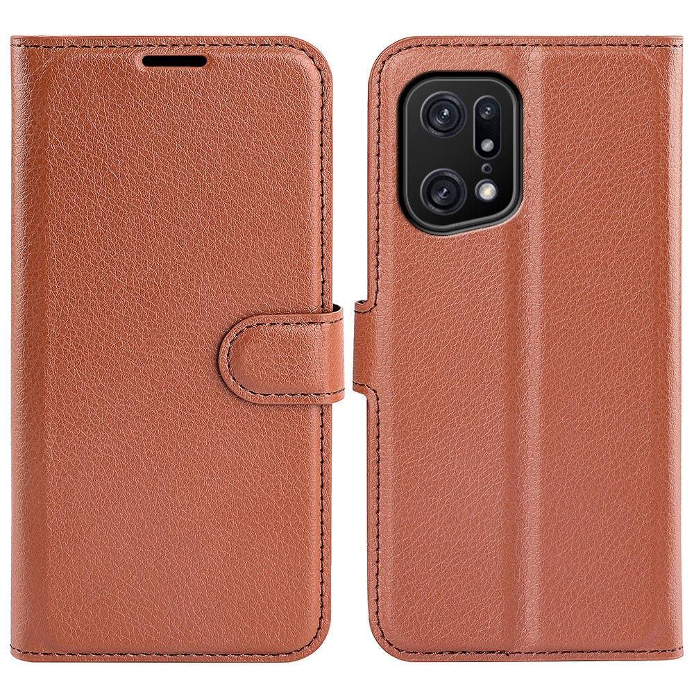 Cover-Discount  OPPO Find X5 Pro - Leder Etui Hülle 