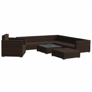 VidaXL Mobilier de jardin rotin synthétique  