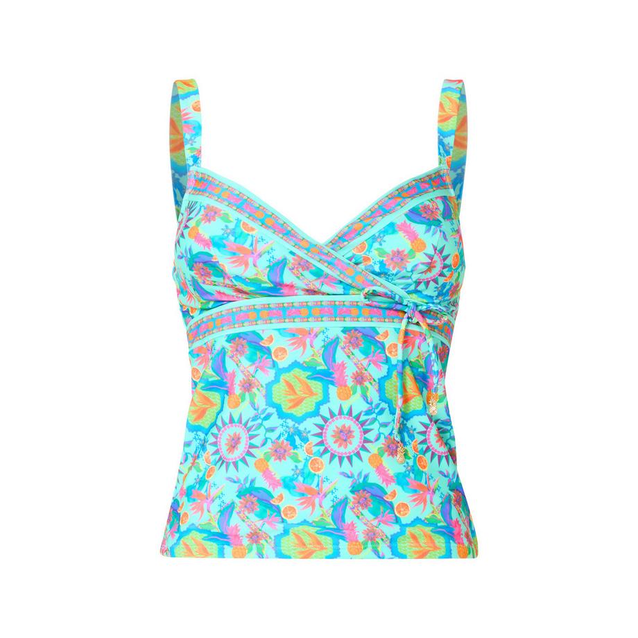Joe Browns Haut de Tankini Imprimé Vibrant avec Détail Fermoir Doré  