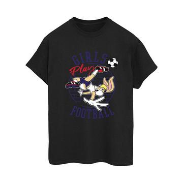 Girls Play Football TShirt