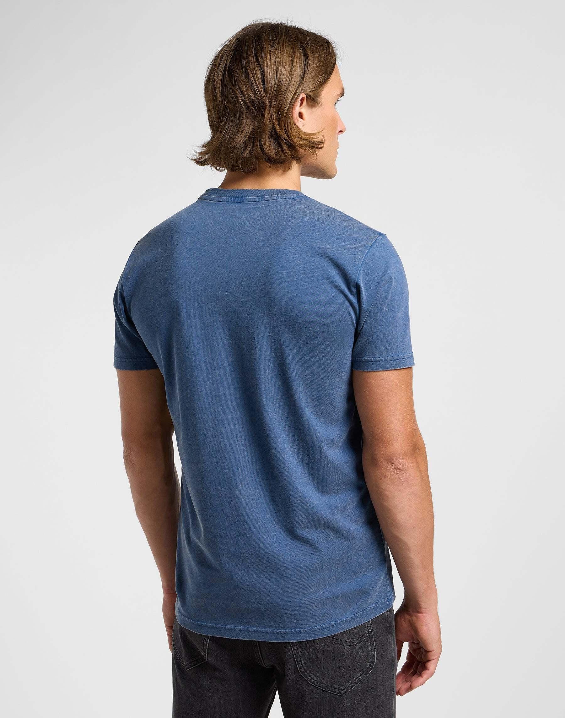Lee Medium Logo T-Shirt Orion Blue  