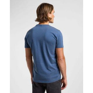 Lee Medium Logo T-Shirt Orion Blue  