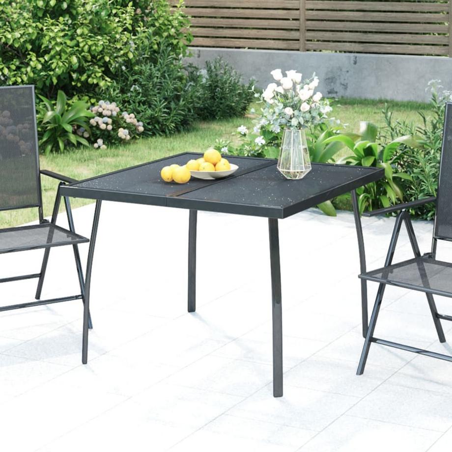 VidaXL Gartentisch stahl  