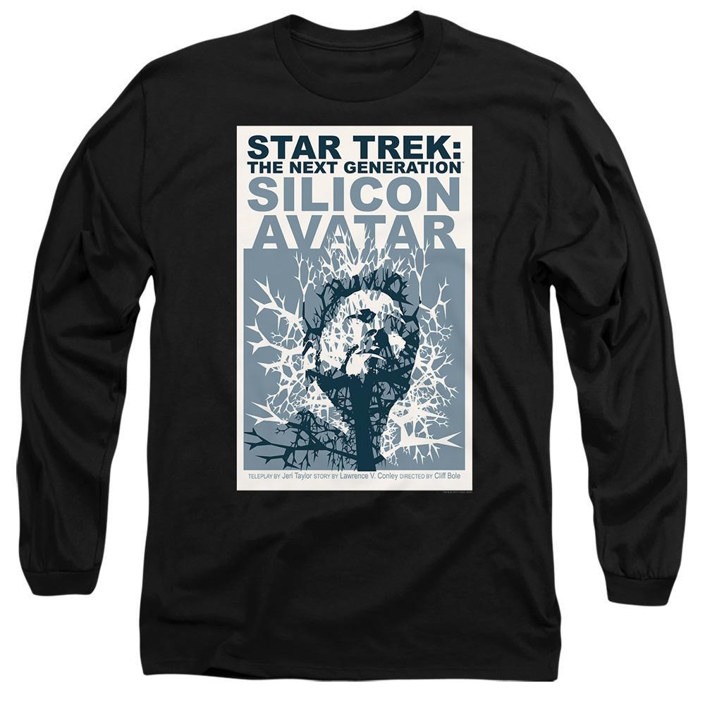 Star Trek Star Trek The Next Generation Silicon Avatar T-Shirt Maniche Lunghe  