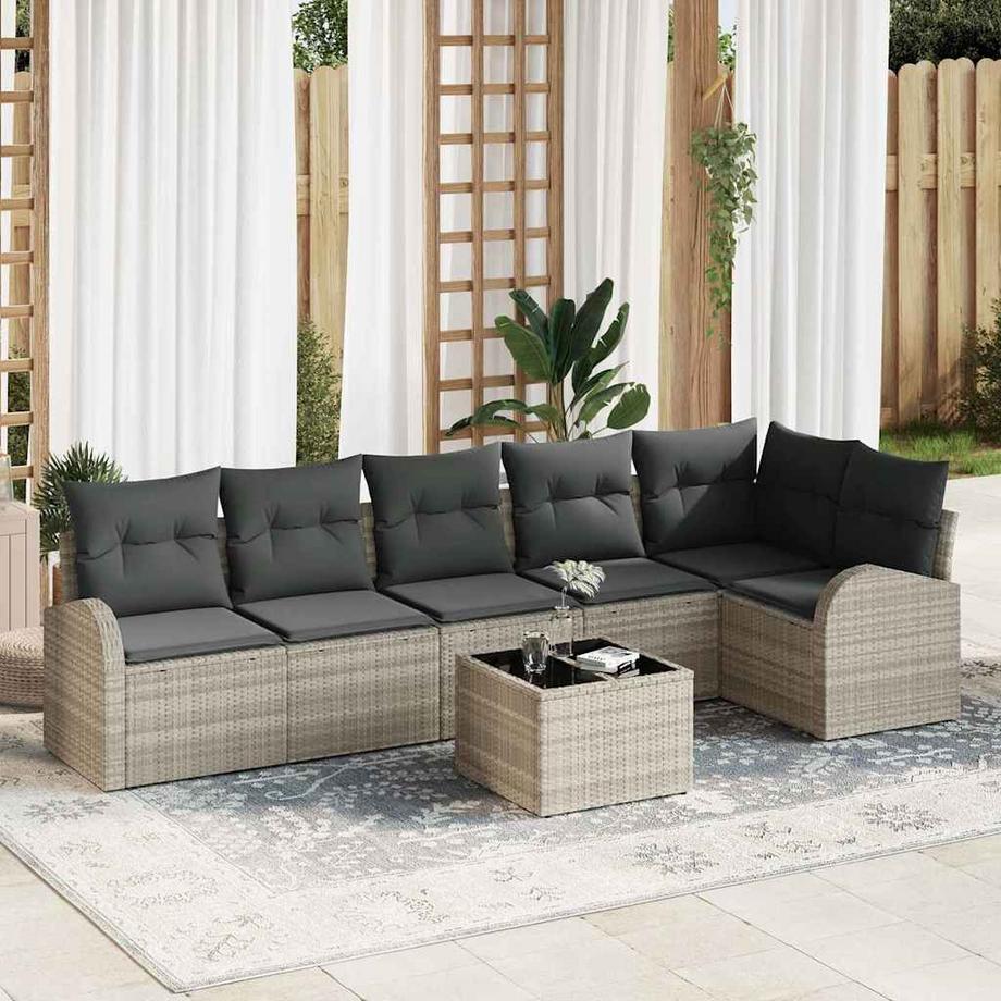 VidaXL Gartensofa poly-rattan  