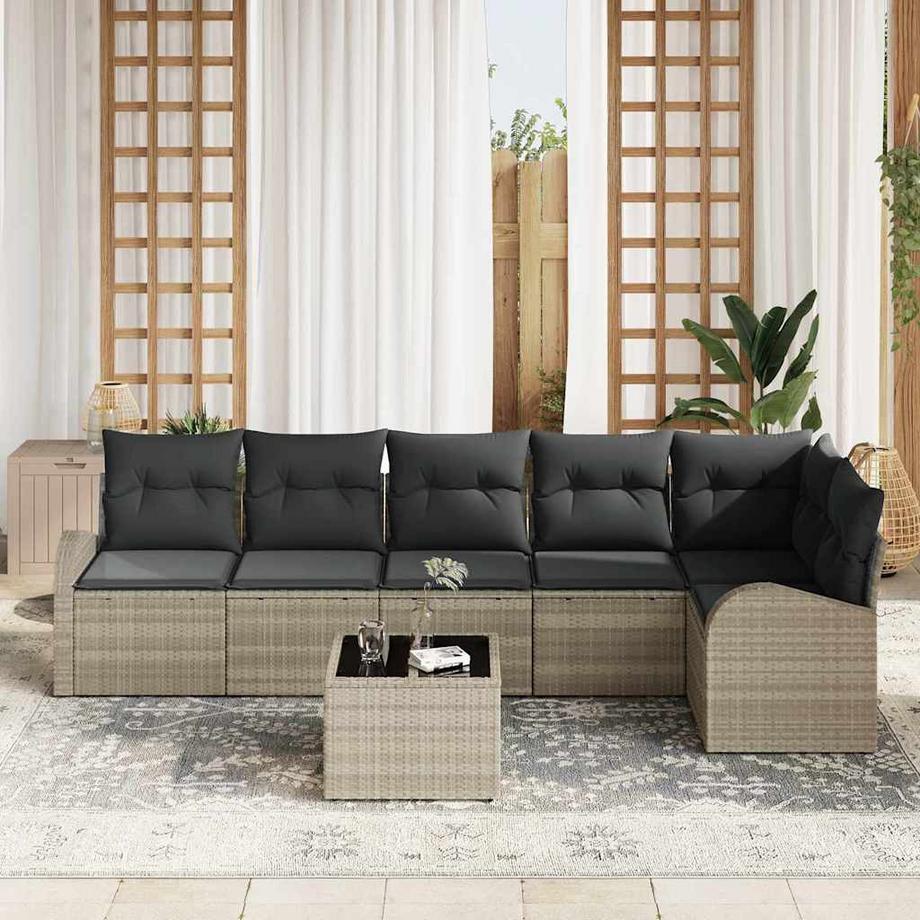 VidaXL Gartensofa poly-rattan  