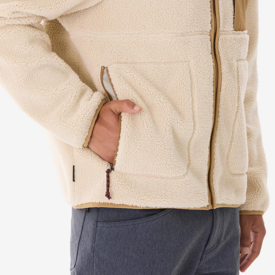 QUECHUA  Polaire de randonnée homme, sherpa MH500 beige 