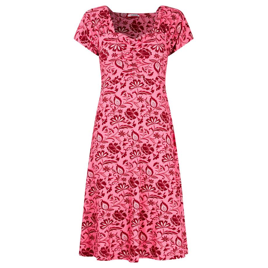 Joe Browns Jersey-Kleid mit Print und gerafftem Detail  