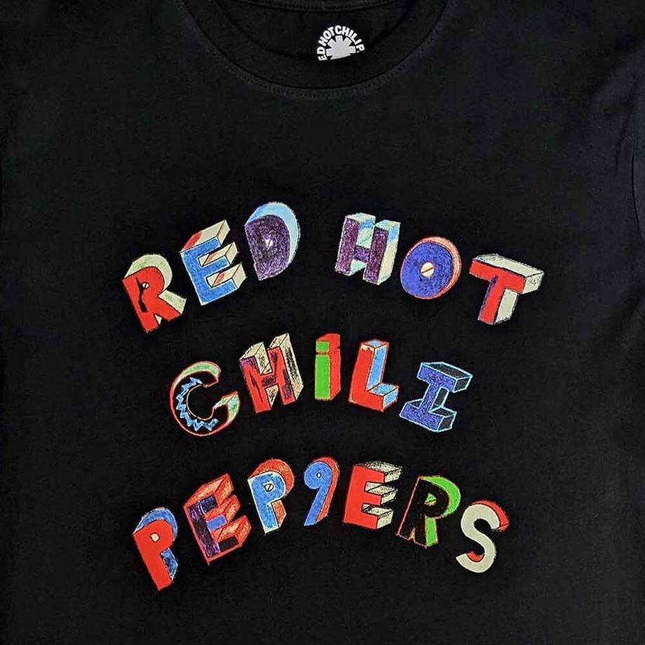 Red Hot Chili Peppers  Maglietta Lettere 