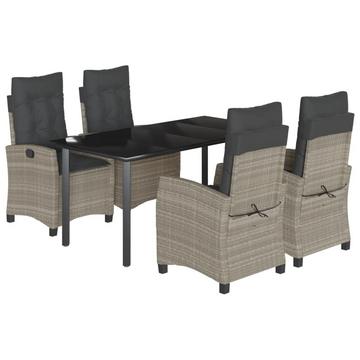 Garten essgruppe poly-rattan