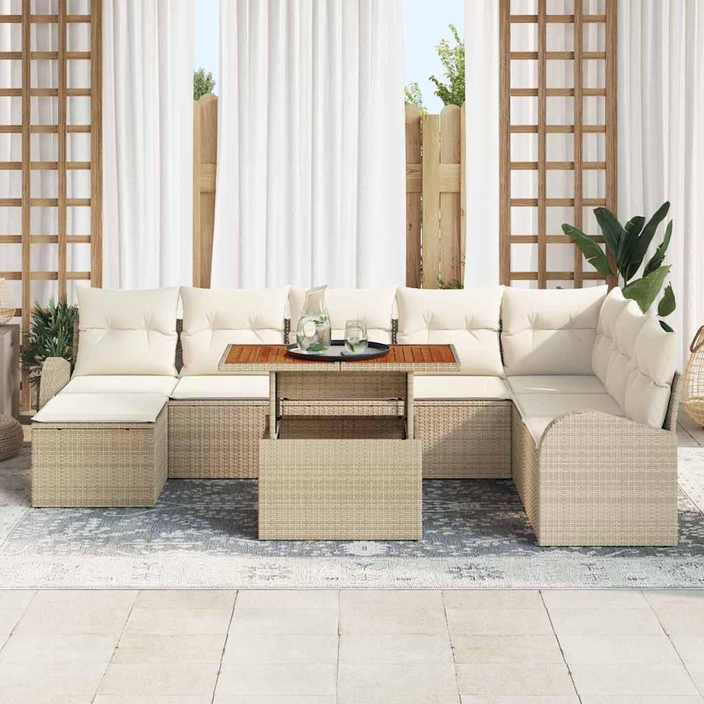 VidaXL Gartensofa poly-rattan  
