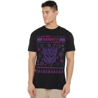 TRANSFORMERS  Tshirt DECEPTICONS NAUGHTY LIST 