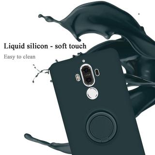 Cadorabo  Housse compatible avec Huawei MATE 9 - Coque de protection en silicone TPU flexible avec anneau 