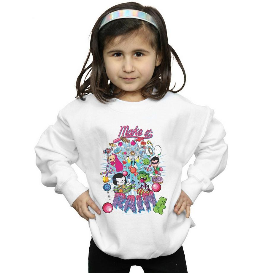 DC COMICS  Teen Titans Go Make It Rain Sweatshirt 