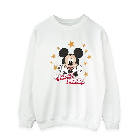 Disney Mickey Mouse Grafik Print Sweatshirt  