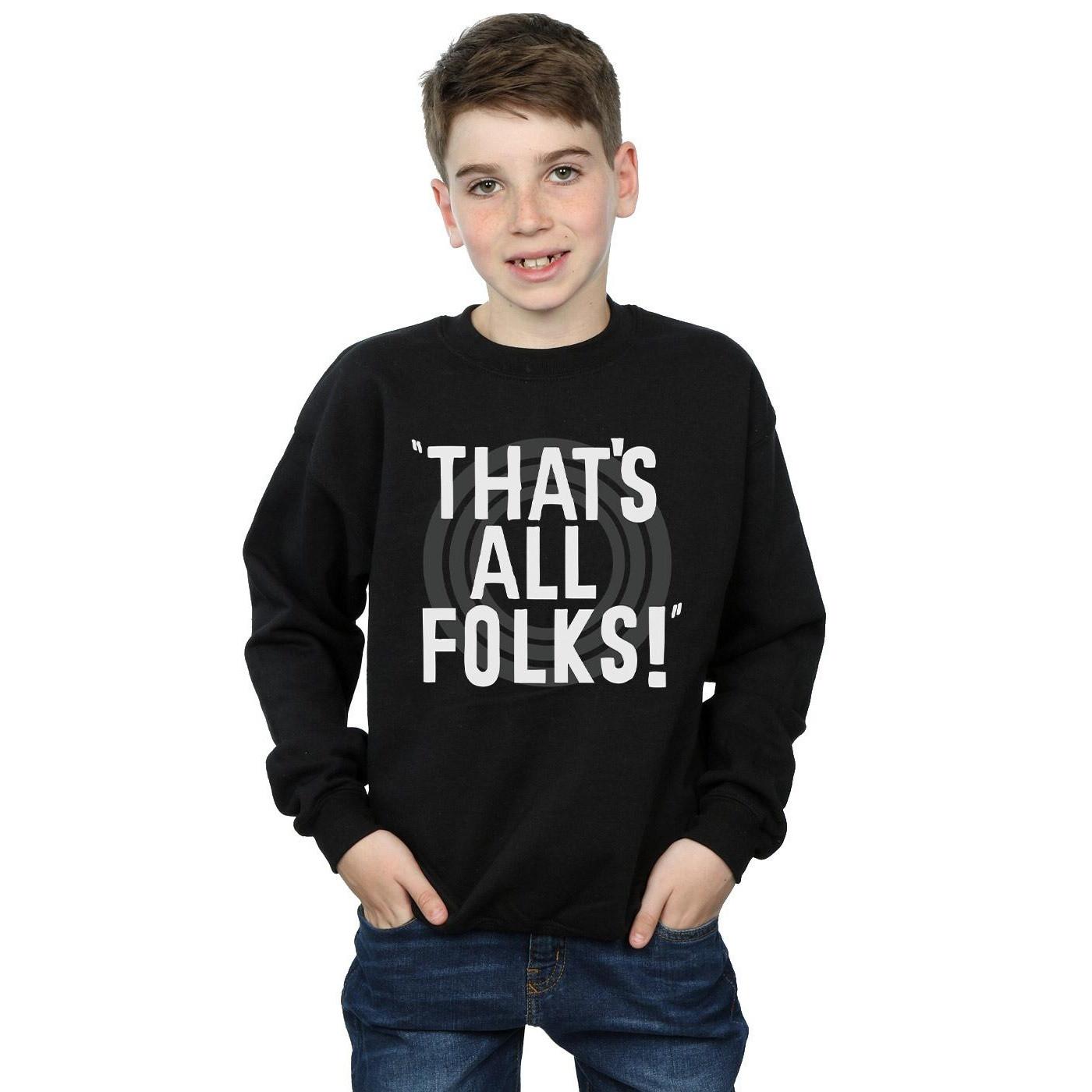 LOONEY TUNES  Sweat THAT´S ALL FOLKS TEXT 