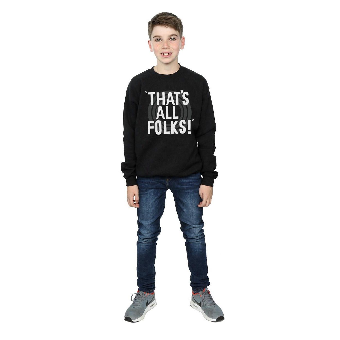 LOONEY TUNES  That´s All Folks Text Sweatshirt 