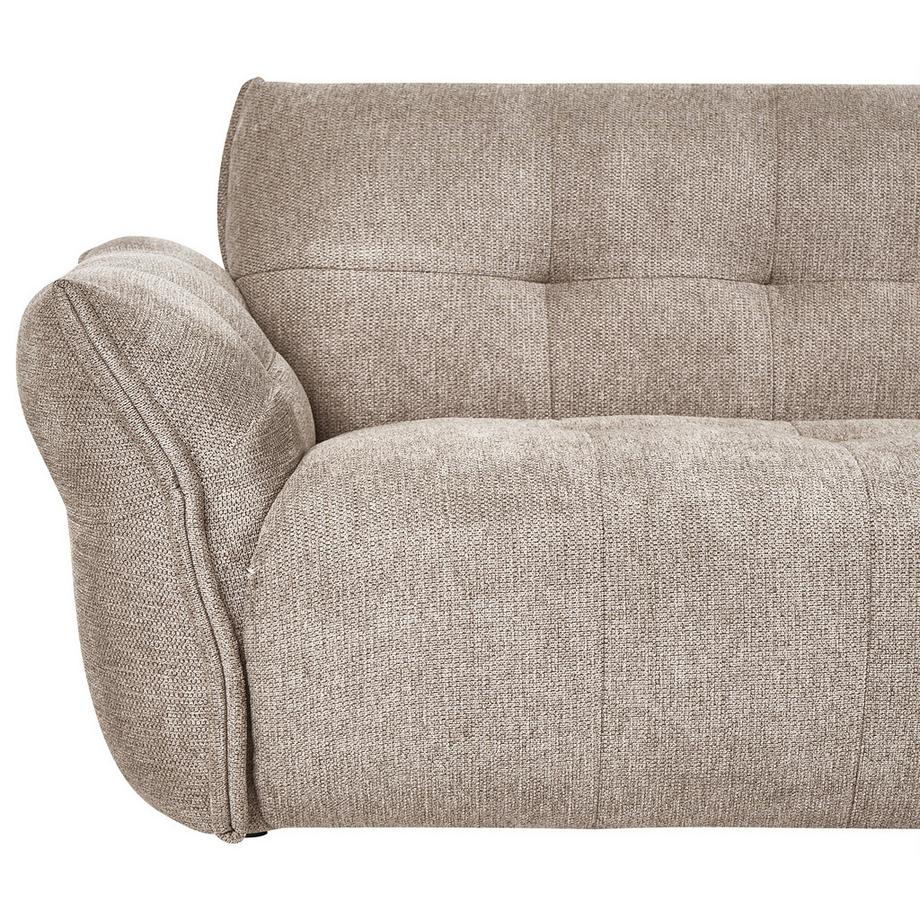 Beliani Canapé 2 places en Tissu Minimaliste HALBA  