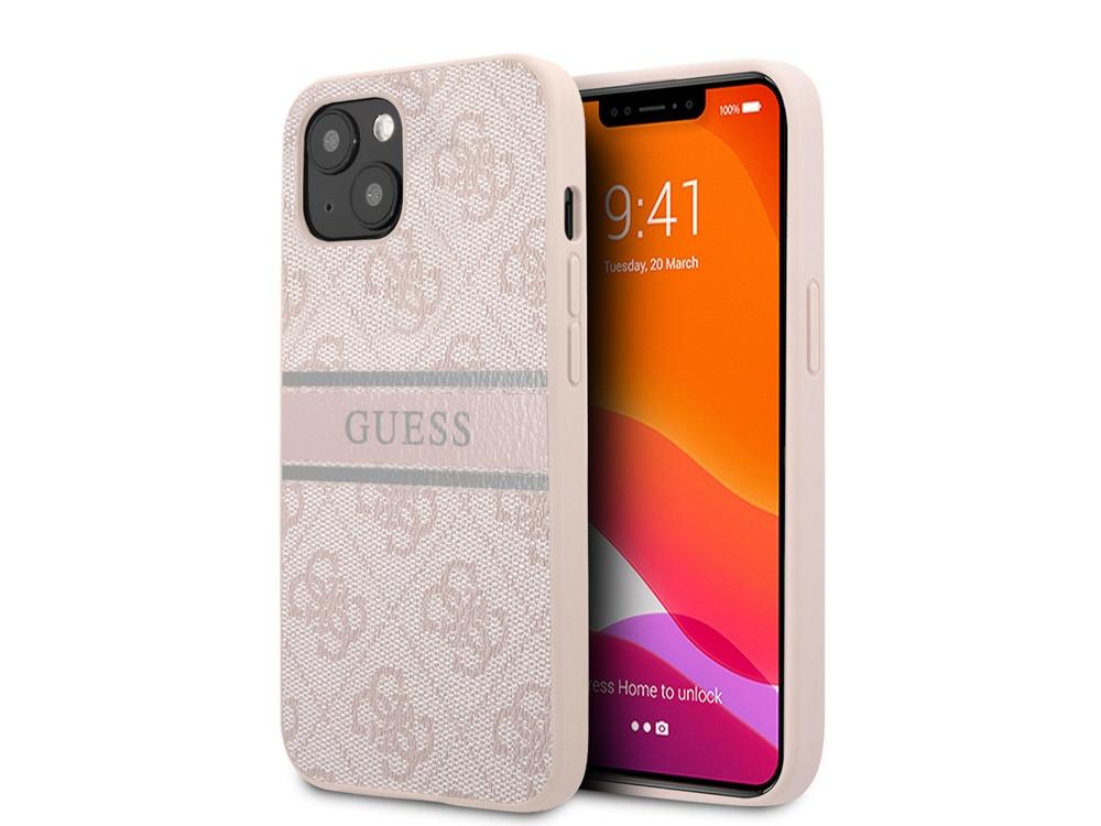 GUESS  Hülle Apple iPhone 13 Mini PU 4G Stripe 