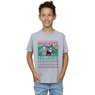 DC COMICS  Tshirt HA HA HAPPY HOLIDAYS 