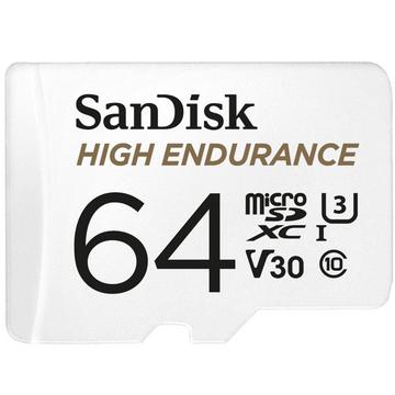 SanDisk High Endurance 64 Go MicroSDXC UHS-I Classe 10
