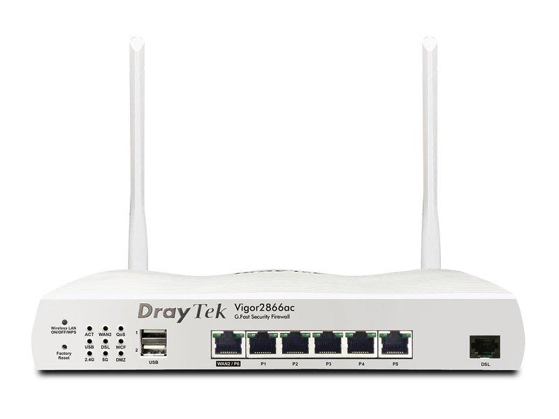 DrayTek Vigor 2866AX: Gfast Modem-Firewall WLAN-Router Gigabit Ethernet ...
