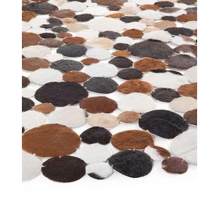 Beliani Tapis en Peau de vache Boho SORGUN  