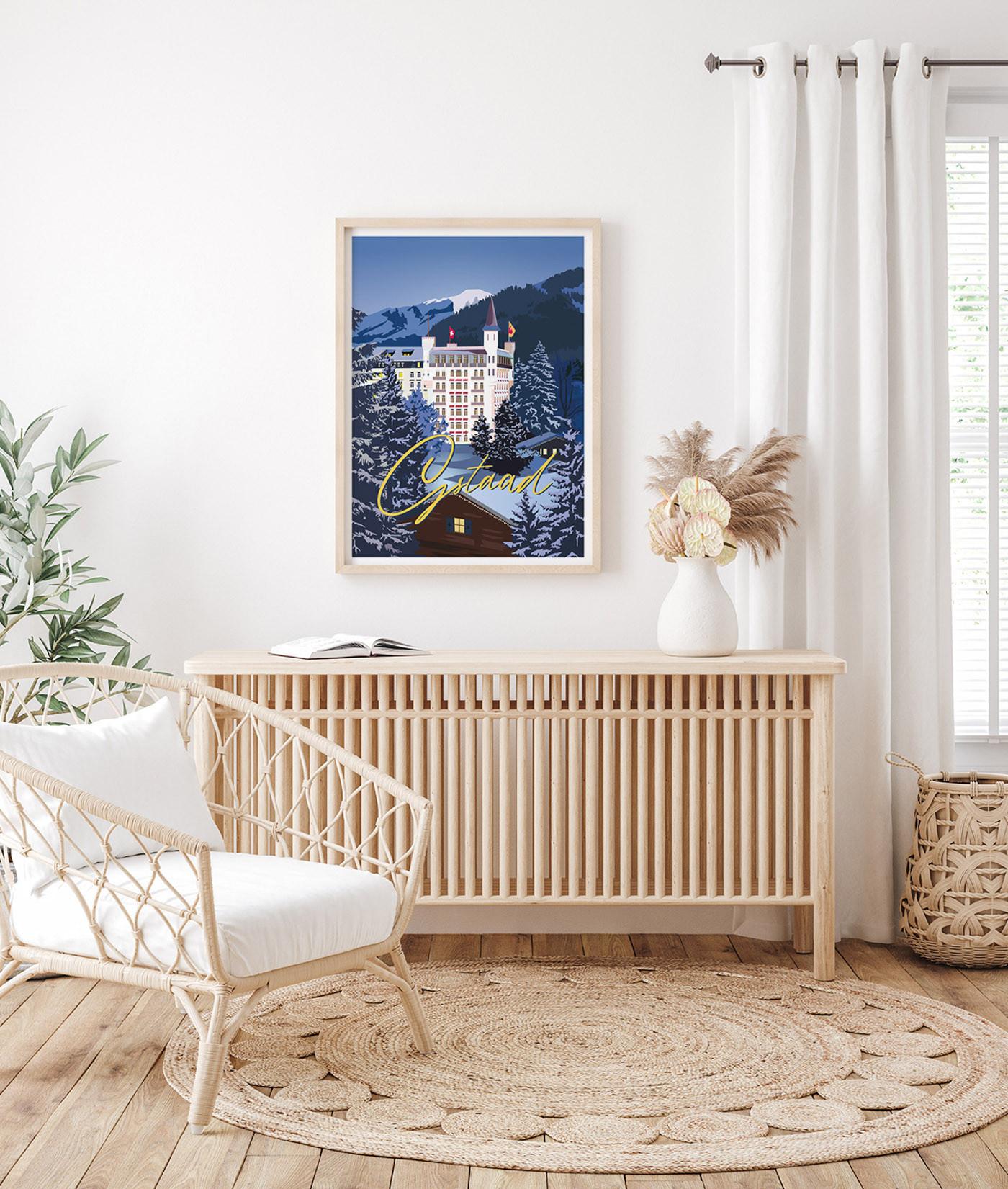 La-Jonx Poster Gstaad by Night  