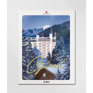 La-Jonx Poster Gstaad by Night  