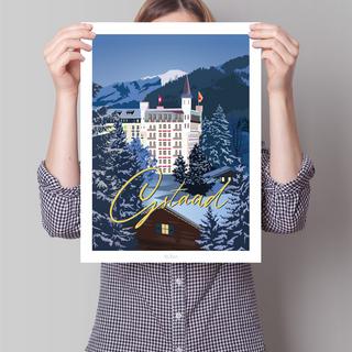 La-Jonx Poster Gstaad by Night  