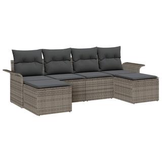 VidaXL Garten-sofa poly-rattan  
