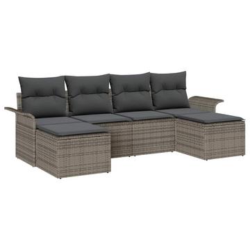 Garten-sofa poly-rattan