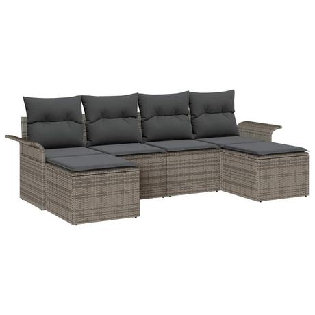 VidaXL Garten-sofa poly-rattan  