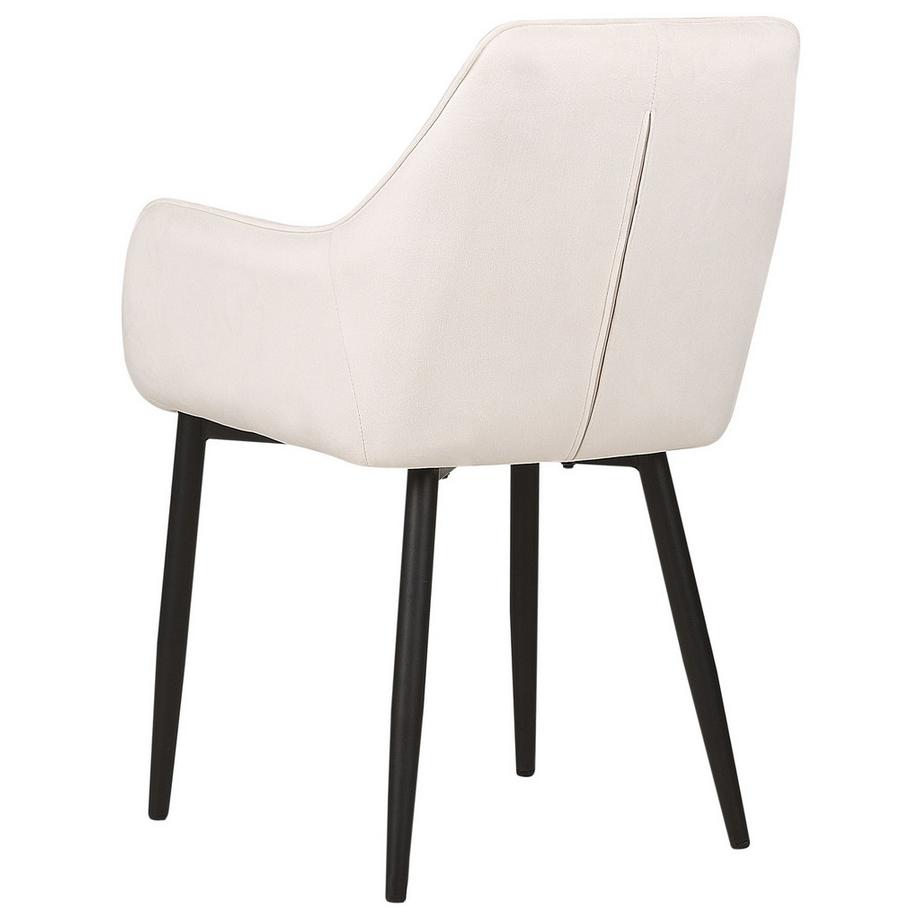 Beliani Set di 2 sedie da pranzo en Velluto Glamour WELLSTON  