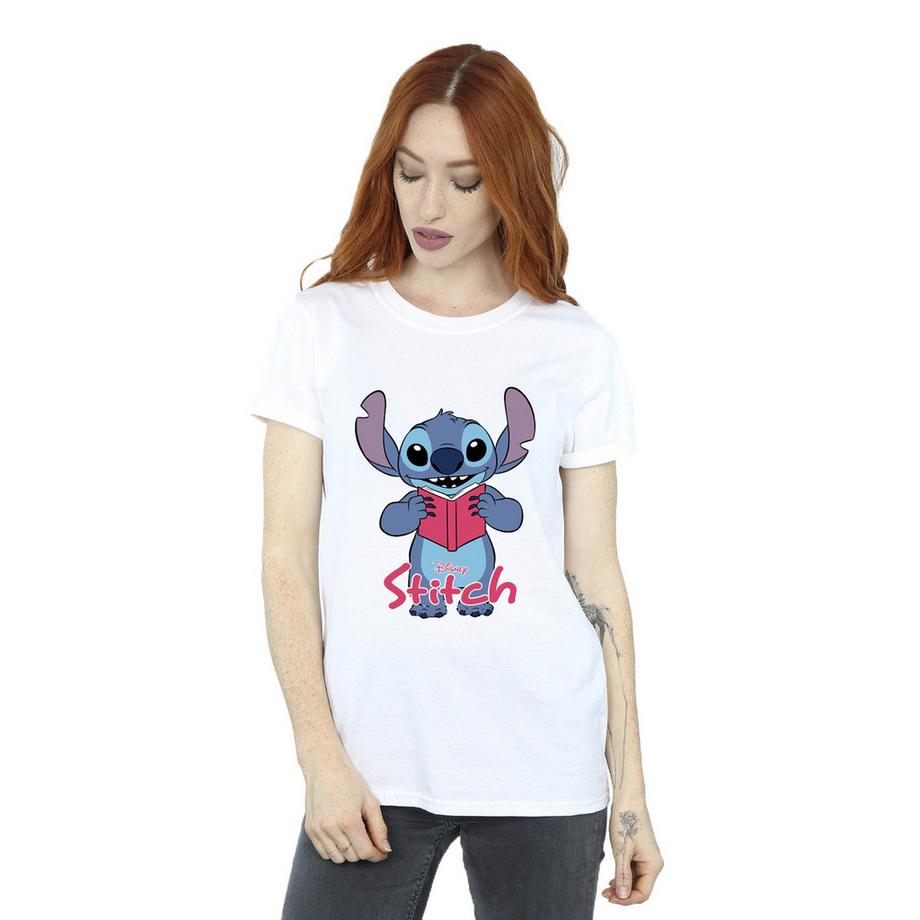 Lilo & Stitch T-Shirt Reading Standing  