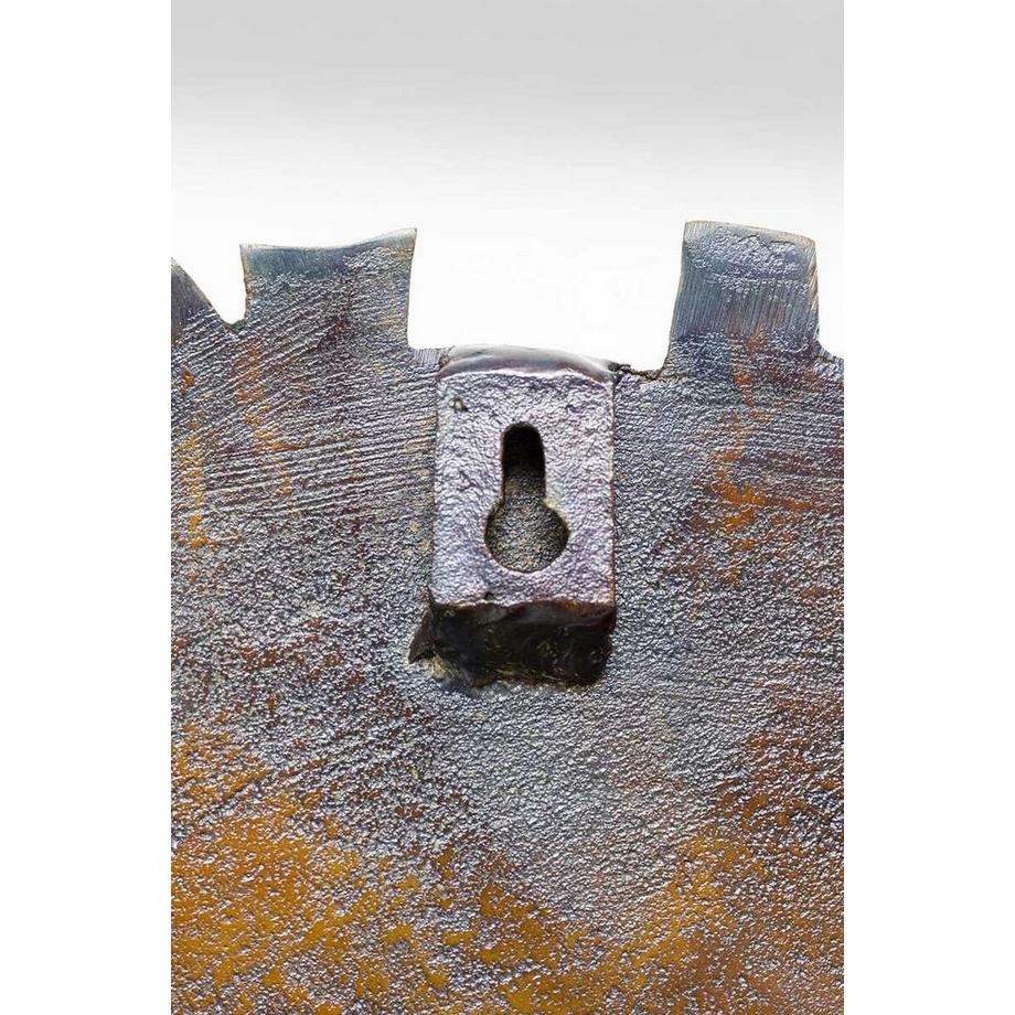 KARE Design  Wandobjekt Kala Antique anthrazit rund 45 