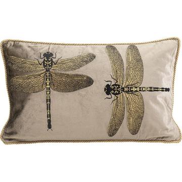 Cuscino Glitter Dragonfly marrone 50x30