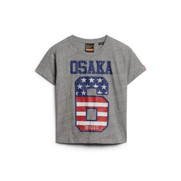 T-shirt à drapeau femme  90& Osaka 6