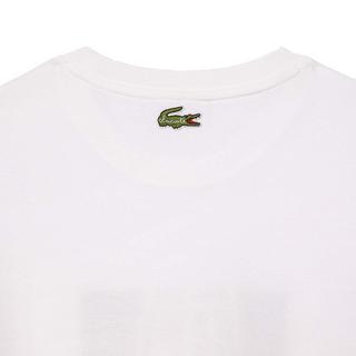 LACOSTE T-Shirt Piqué avec Imprimé Tennis  
