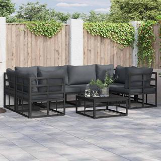 VidaXL Garten-sofa-set aluminium  