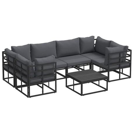 VidaXL Garten-sofa-set aluminium  